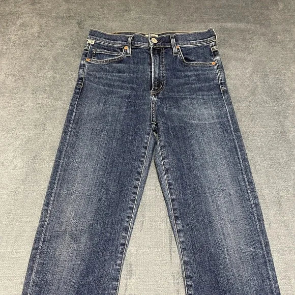 Citizens of Humanity Harlow Jeans Womens 27x30 Blue Denim High Rise Slim Fit - Picture 4 of 16